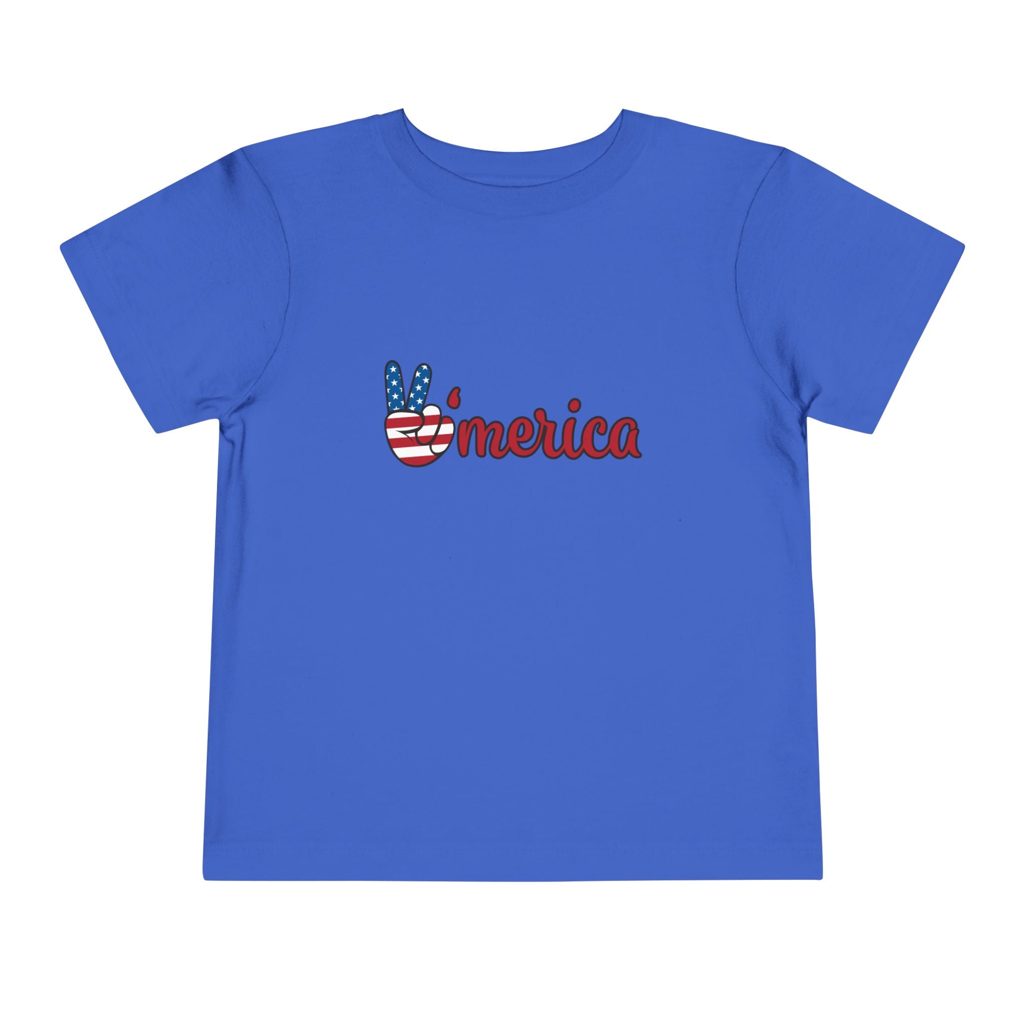 Toddler "merica" Short Sleeve Tee