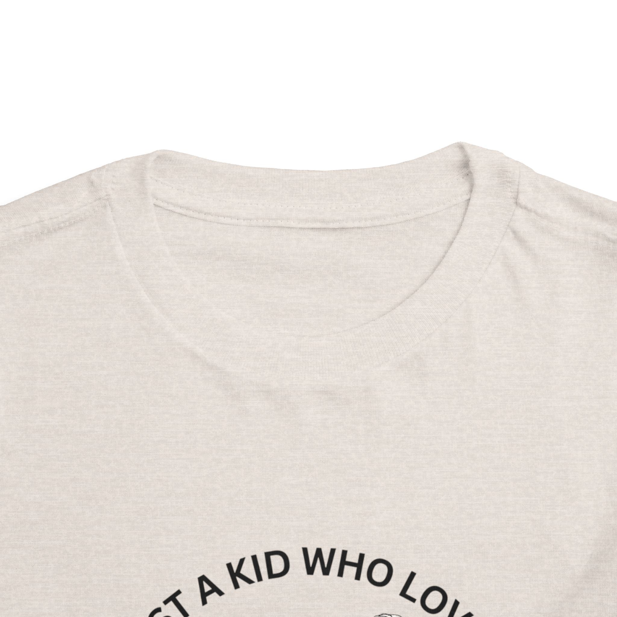 Kid's Cow Lover Toddler Tee - "Just a Kid Who Loves Working Cattle"