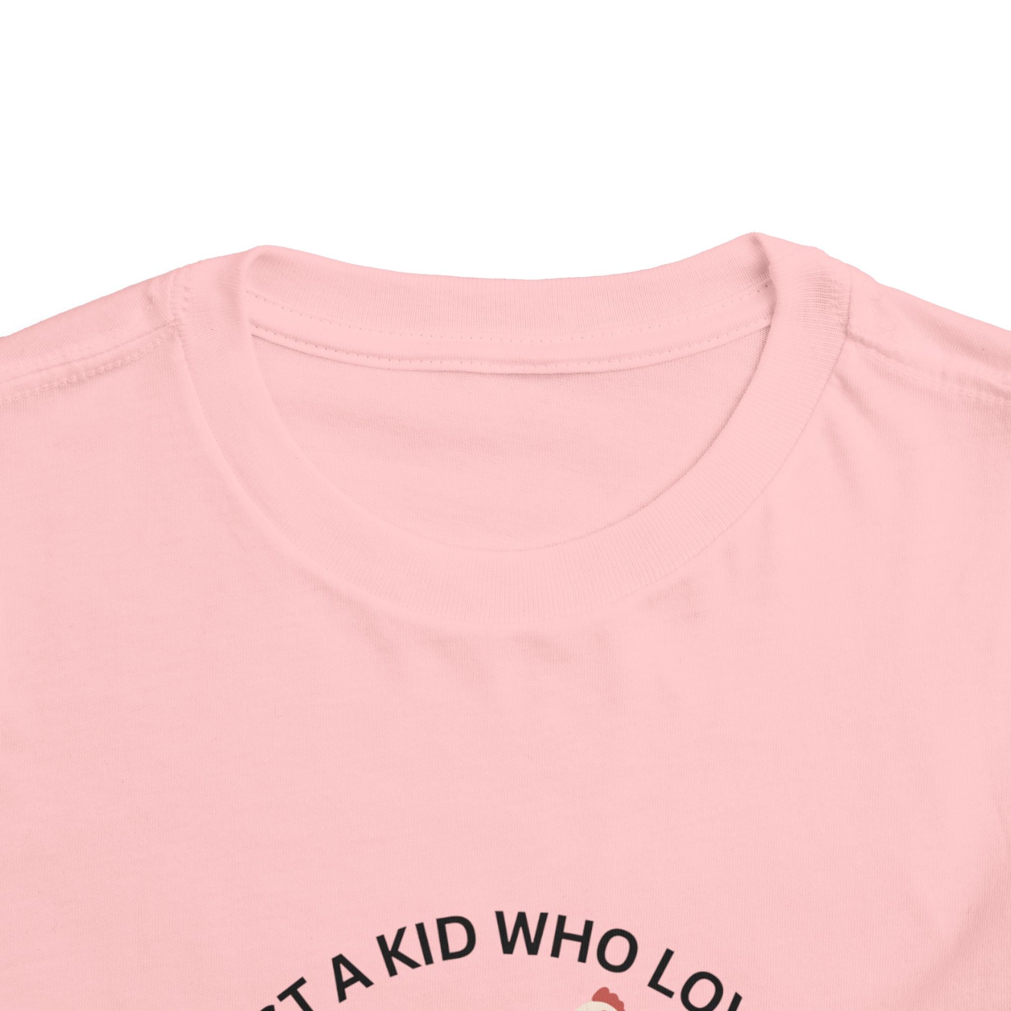 Toddler Chicken Lover Tee - "Just a Kid Who Loves Chickens"