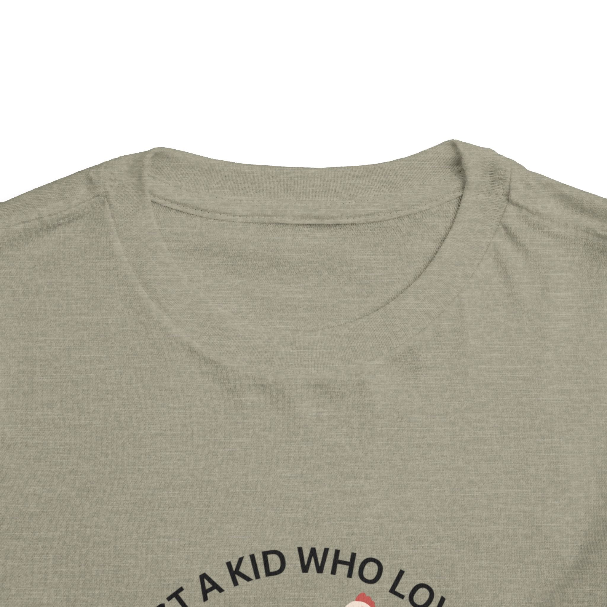 Toddler Chicken Lover Tee - "Just a Kid Who Loves Chickens"