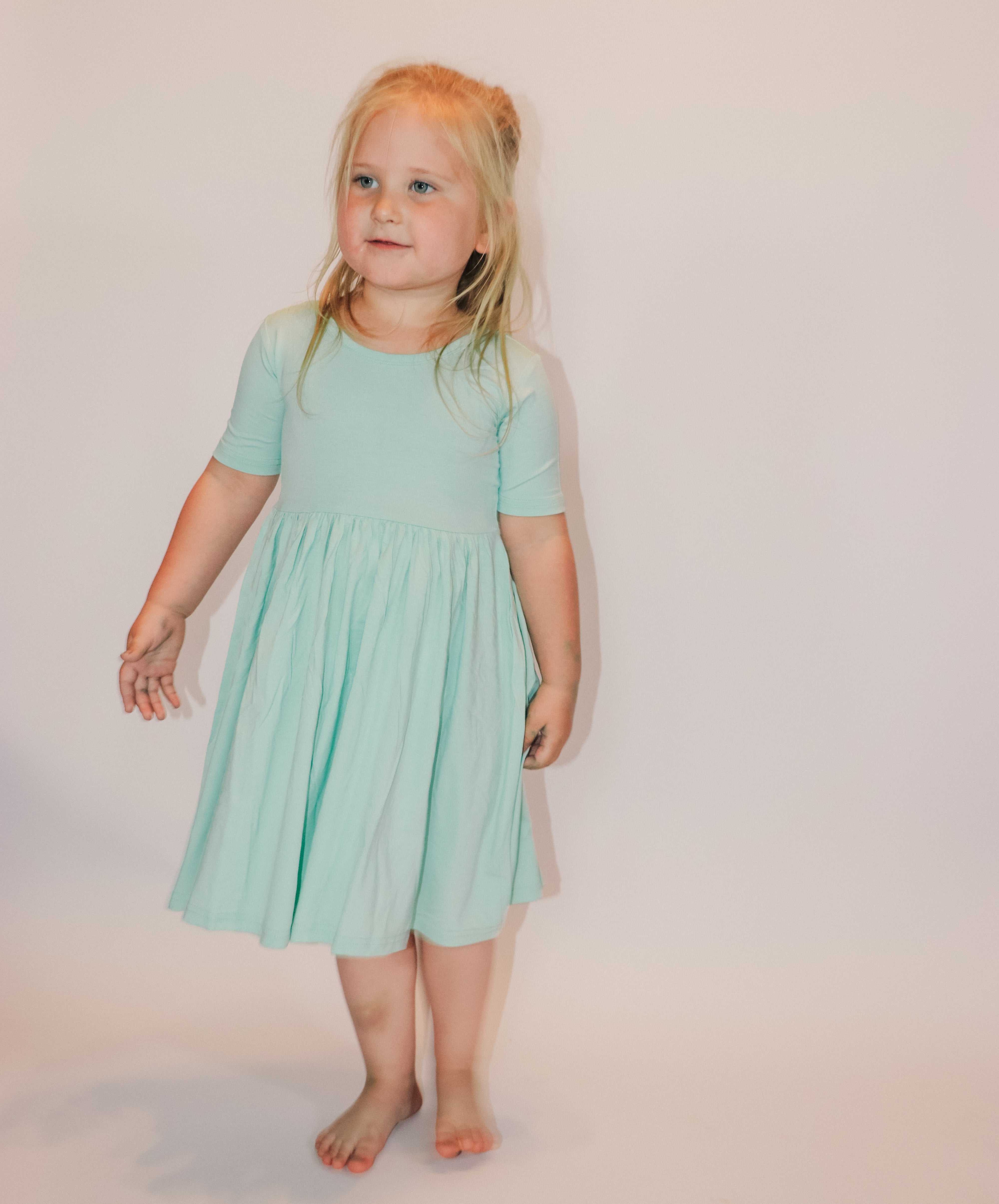 Short Sleeve Bamboo Dress