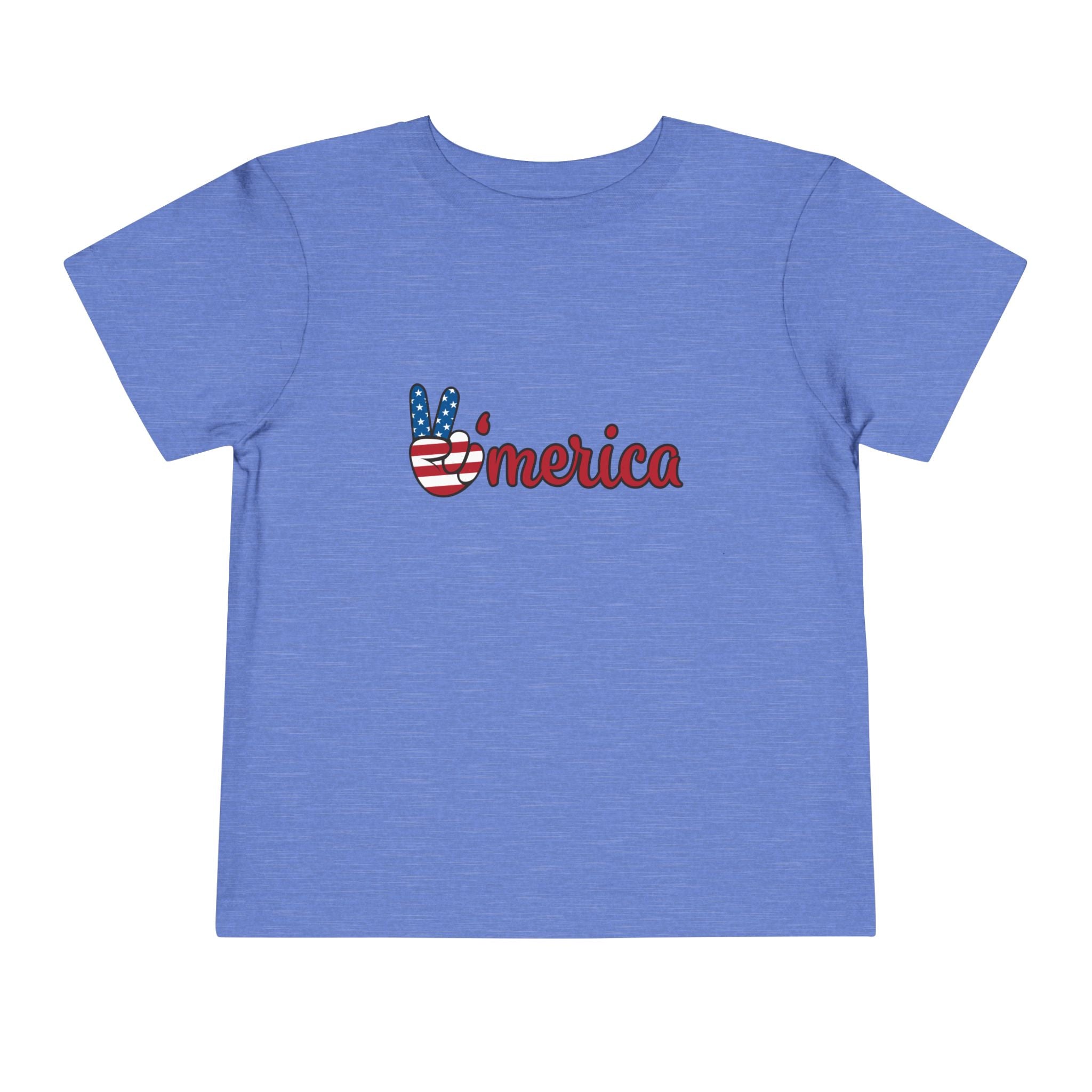 Toddler "merica" Short Sleeve Tee