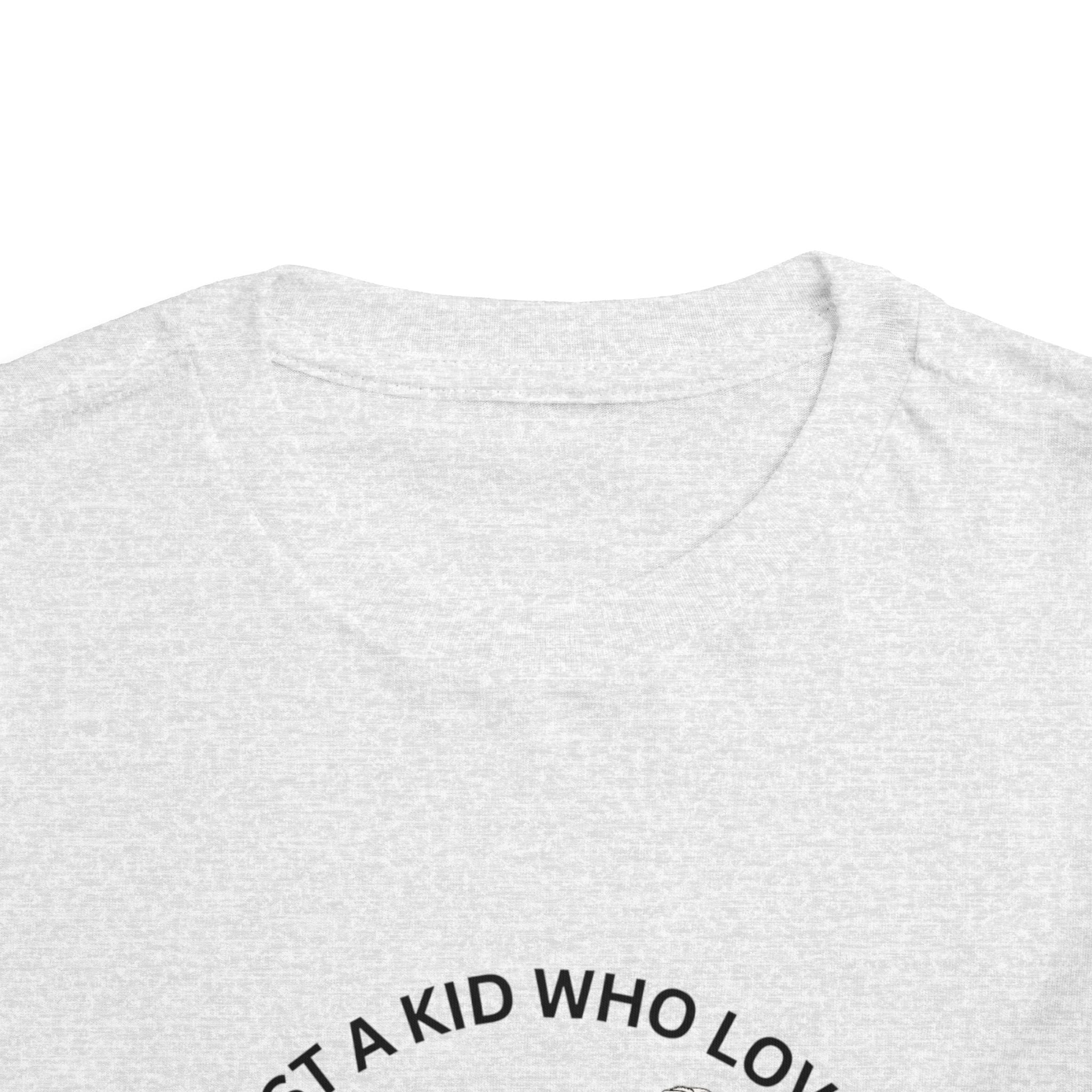 Kid's Cow Lover Toddler Tee - "Just a Kid Who Loves Working Cattle"