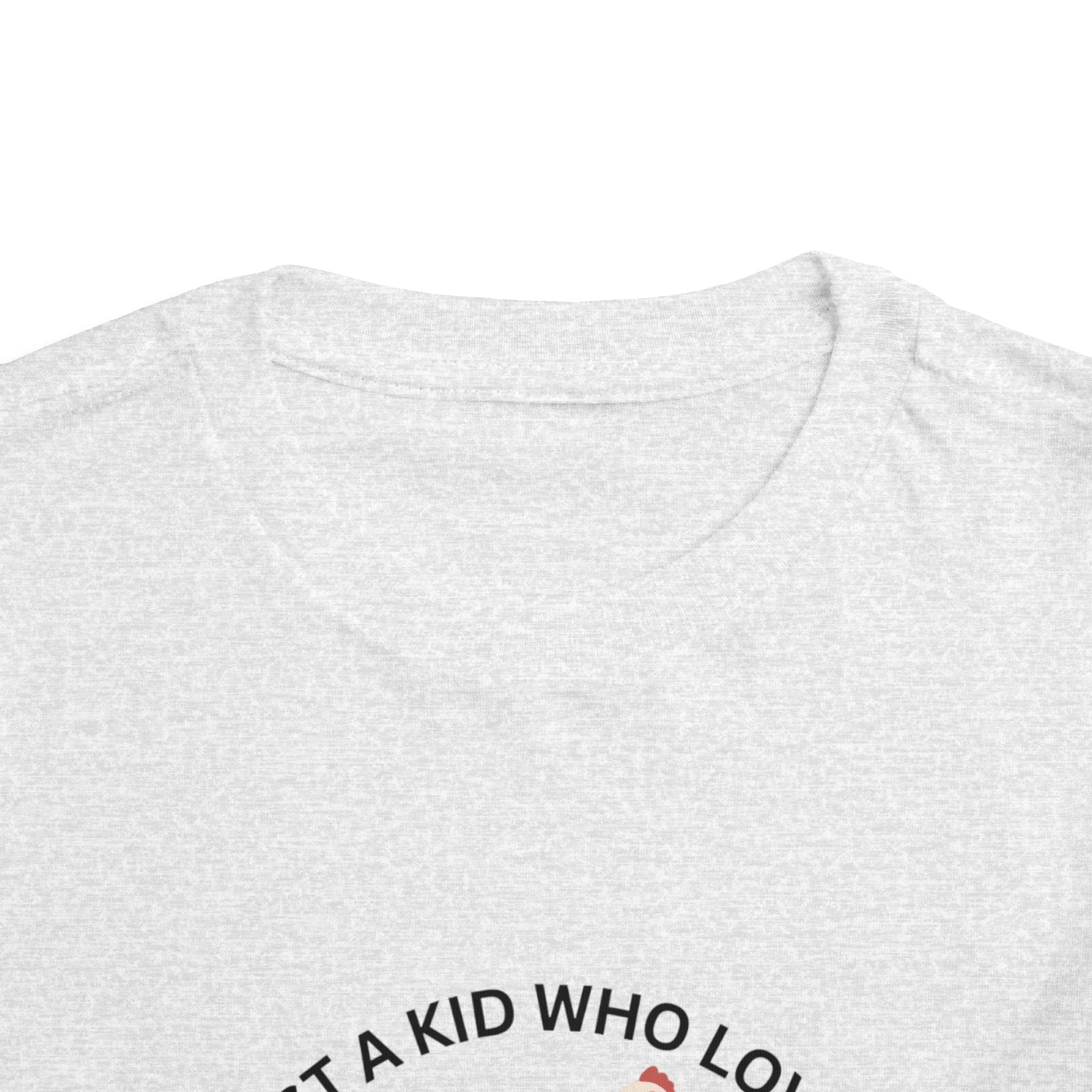 Toddler Chicken Lover Tee - "Just a Kid Who Loves Chickens"