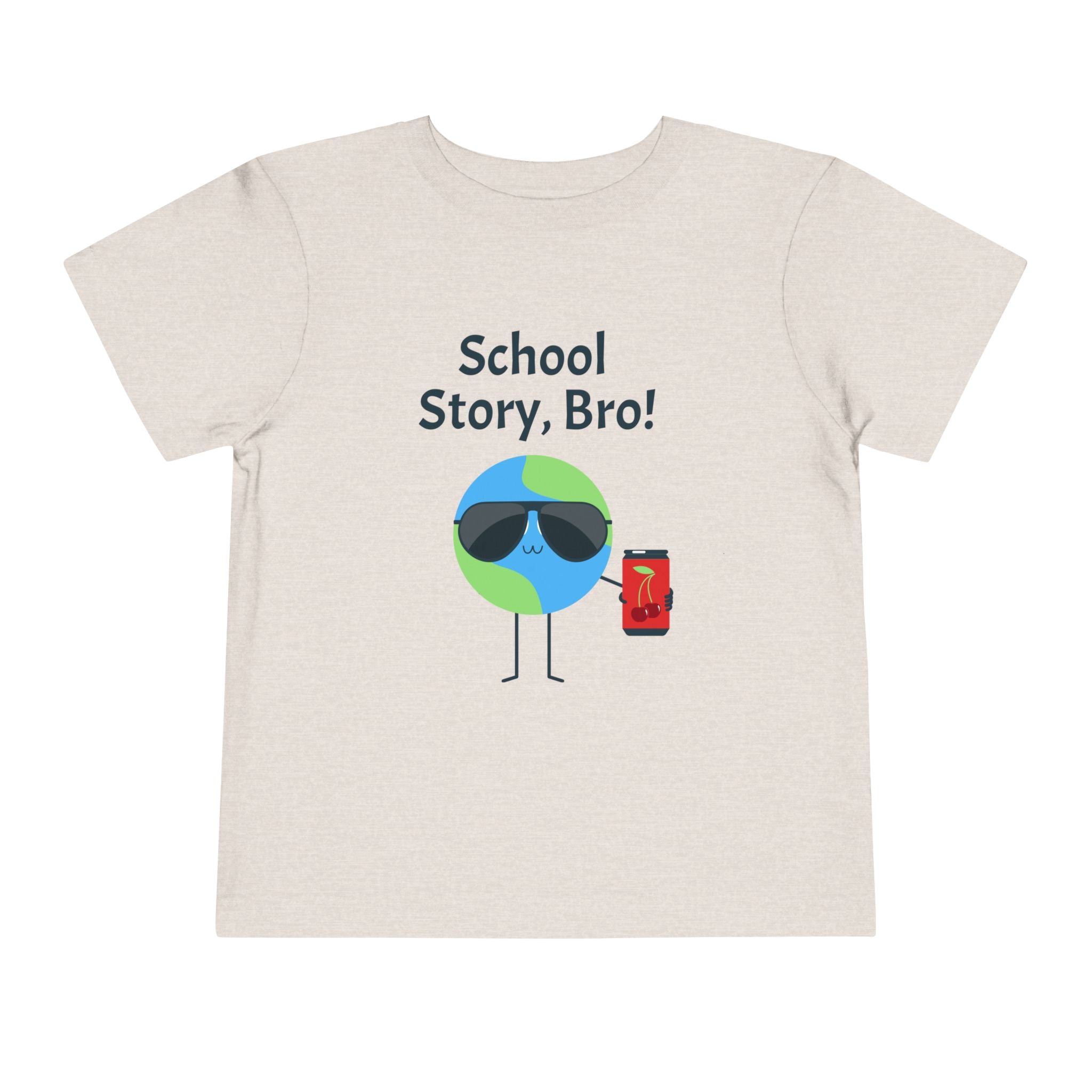 Toddler Short Sleeve "School Story, Bro" Tee