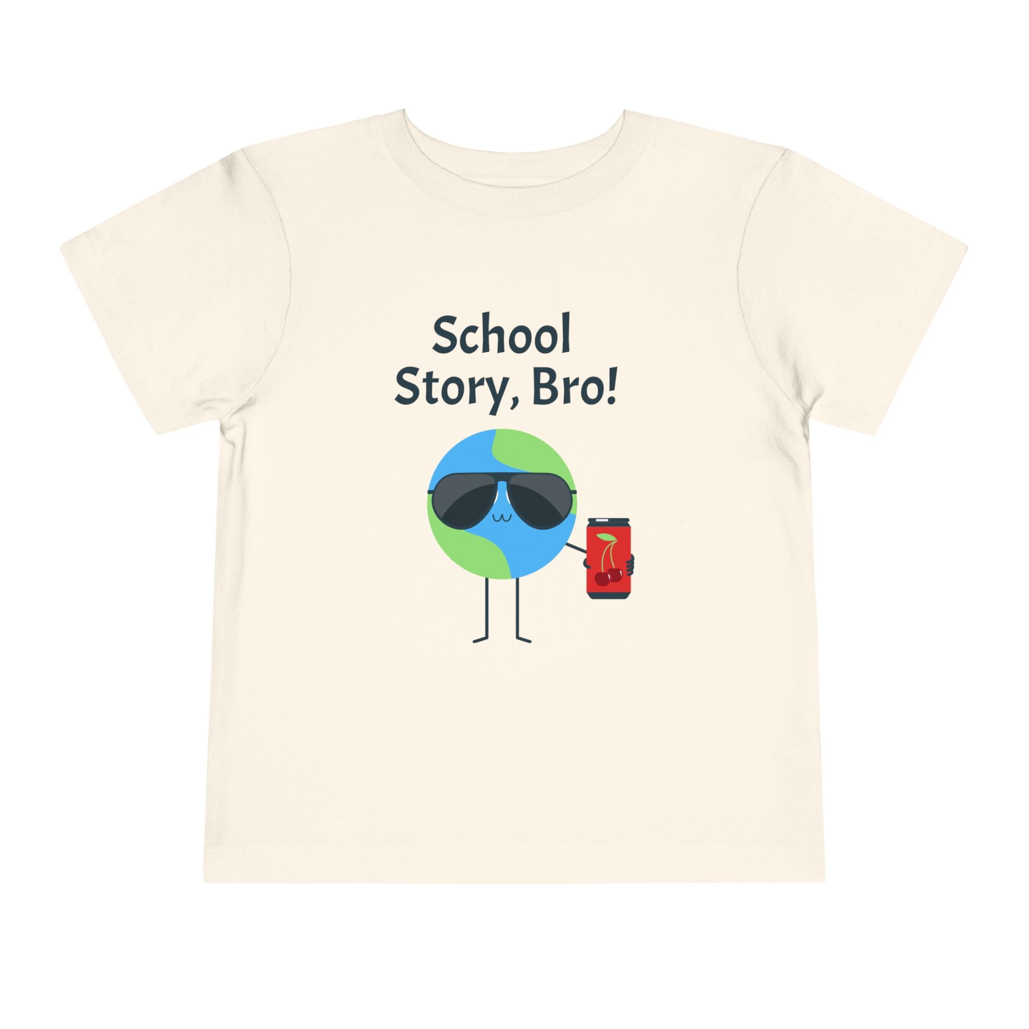 Toddler Short Sleeve "School Story, Bro" Tee