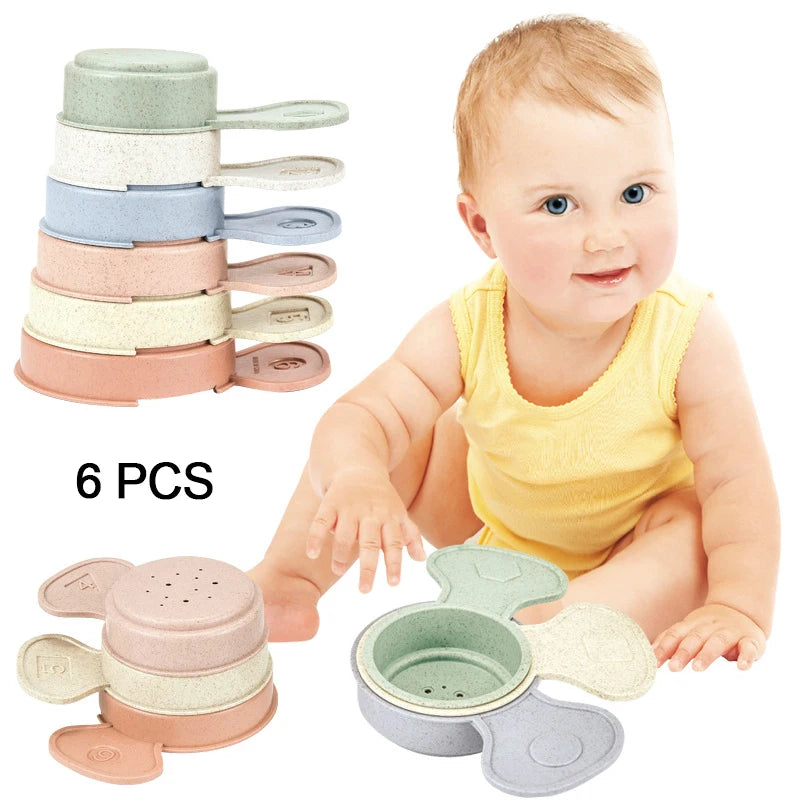 Baby Bath Toys Stacking Cup Set