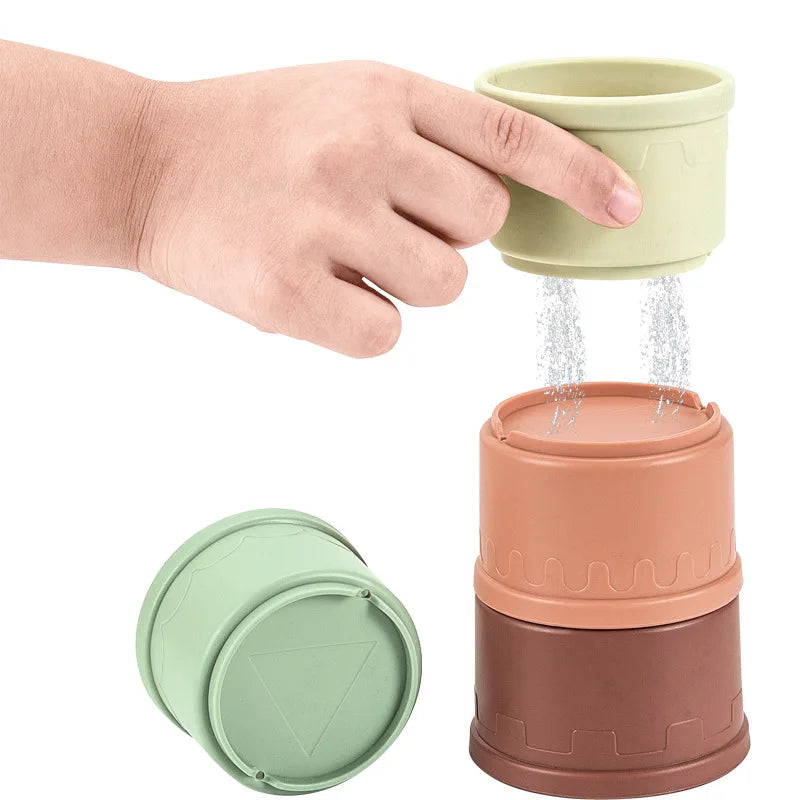 Baby Bath Toys Stacking Cup Set