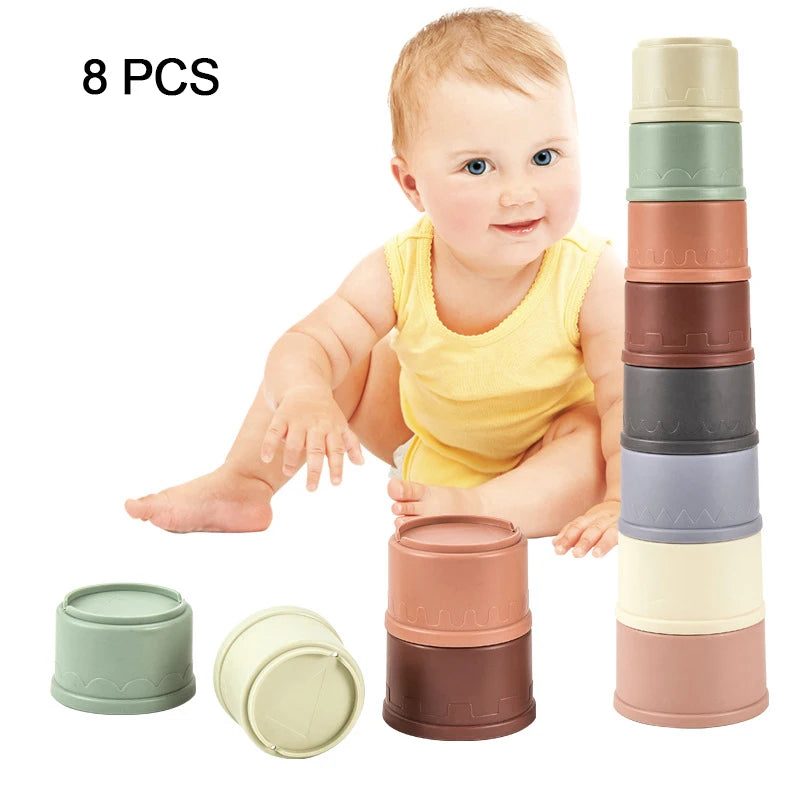 Baby Bath Toys Stacking Cup Set