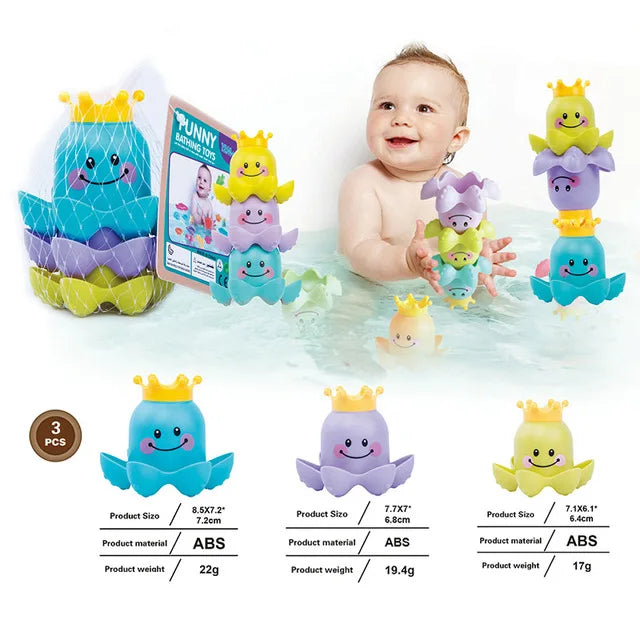 Baby Bath Toys Stacking Cup Set