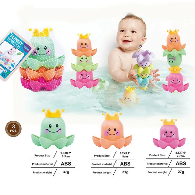 Baby Bath Toys Stacking Cup Set