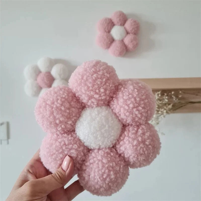 Boho Handmade Macrame Daisy Flower Wall Decor