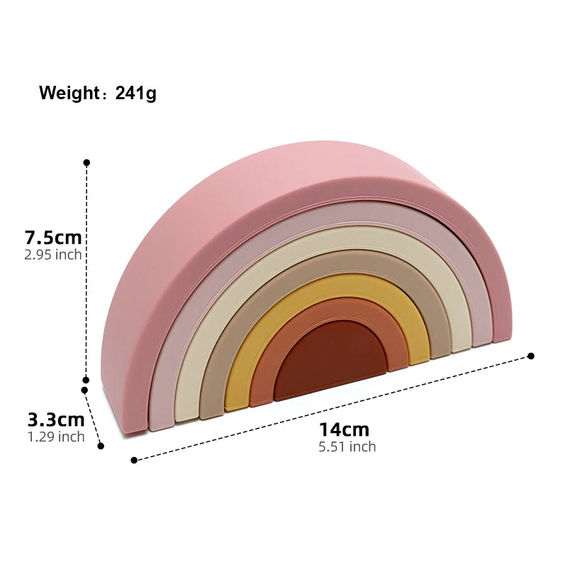 Rainbow Stacker Puzzle