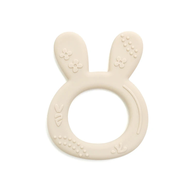 Silicone Rabbit Teether Ring