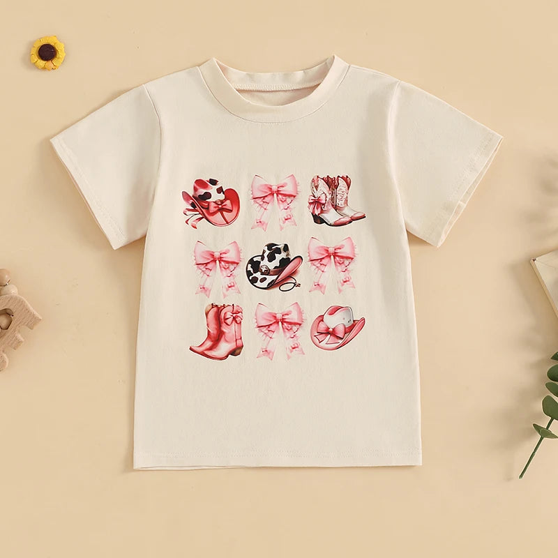 Western Cowgirl Graphic Summer Tees