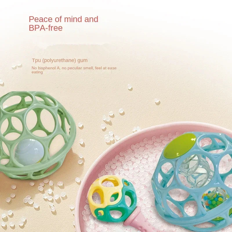 Baby Hand Rattle Soft Ball Toy