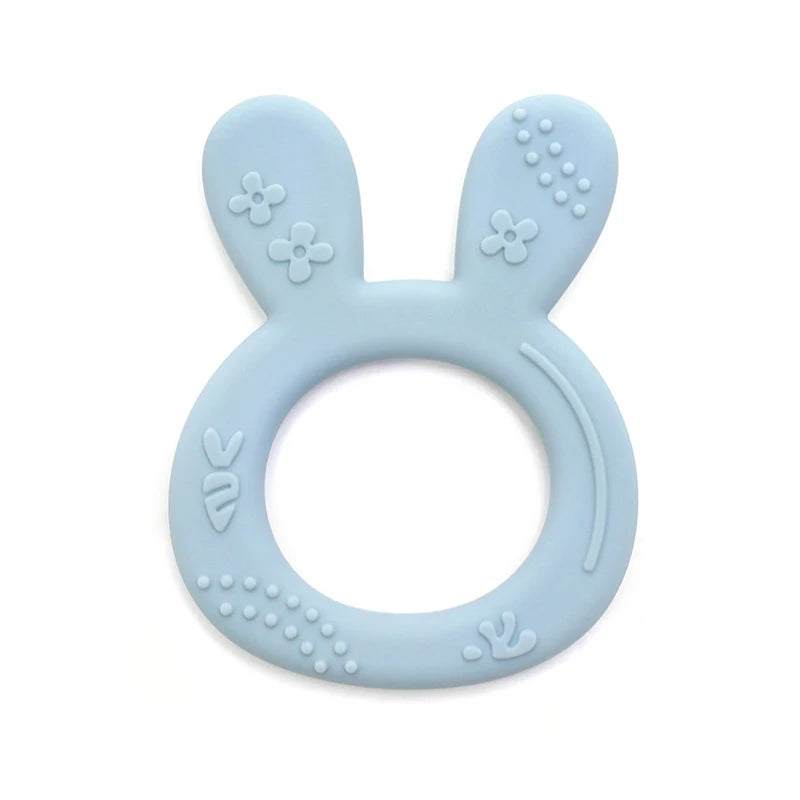 Silicone Rabbit Teether Ring