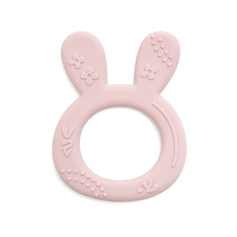 Silicone Rabbit Teether Ring