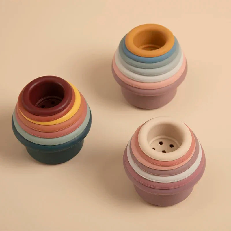 Silicone Stacking Cups