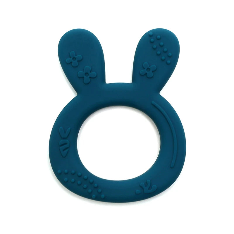 Silicone Rabbit Teether Ring