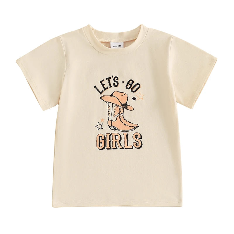 Western Cowgirl Graphic Summer Tees