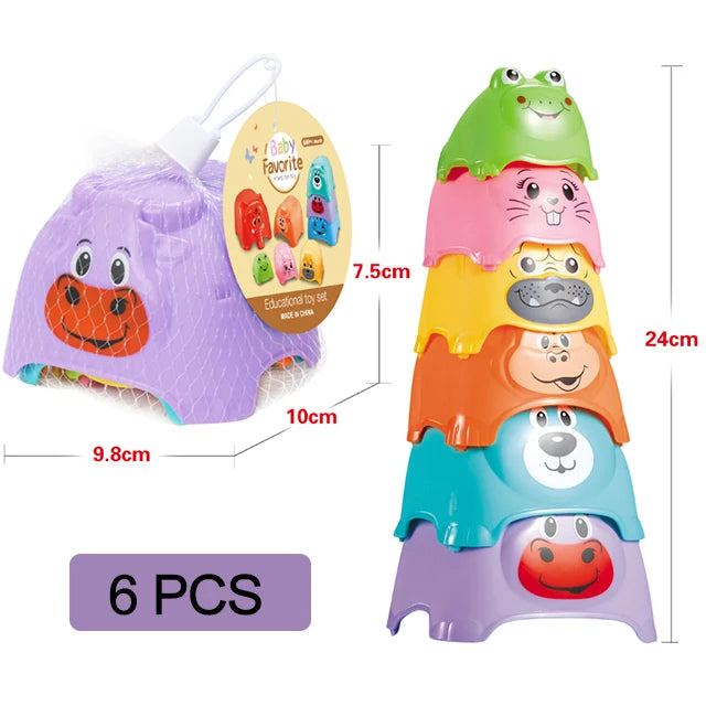 Baby Bath Toys Stacking Cup Set