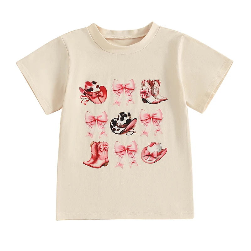 Western Cowgirl Graphic Summer Tees