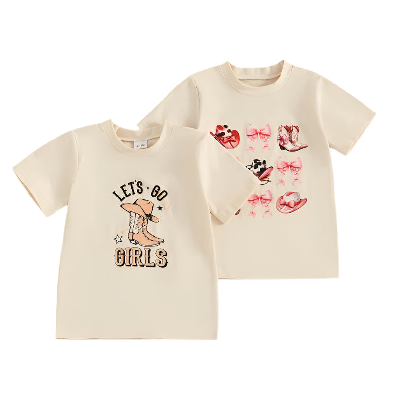 Western Cowgirl Graphic Summer Tees