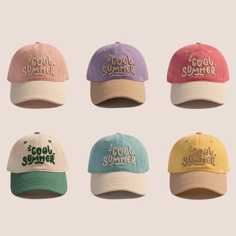 Colorful Children Baseball Hats