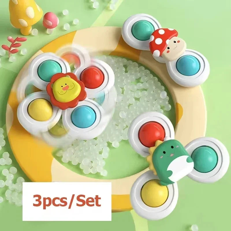 Suction Cup Spinner Bath Toys