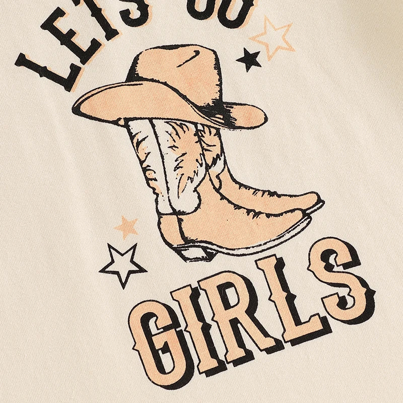 Western Cowgirl Graphic Summer Tees