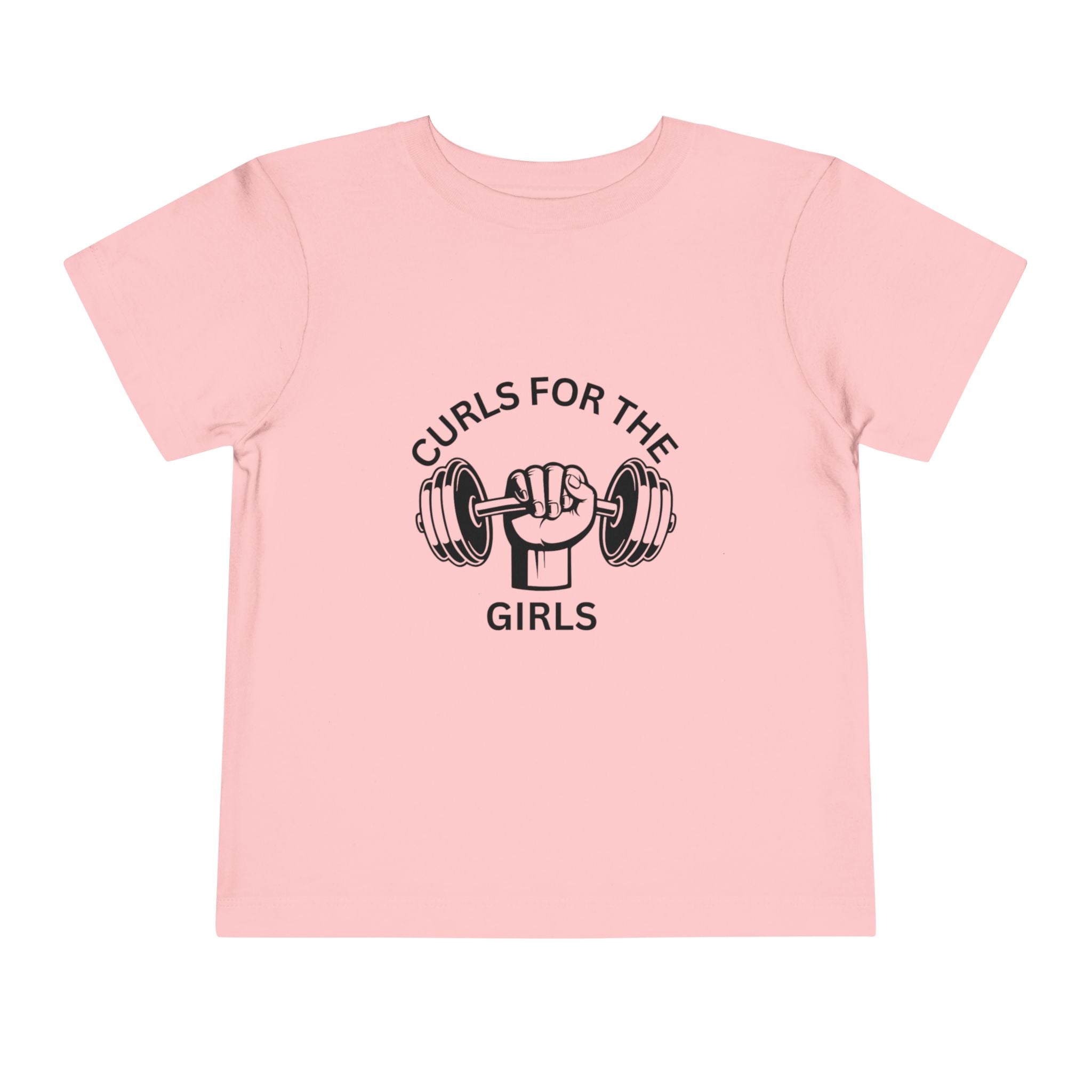 Curls for the Girls Toddler Tee - Cute Fitness Shirt for Active Kids