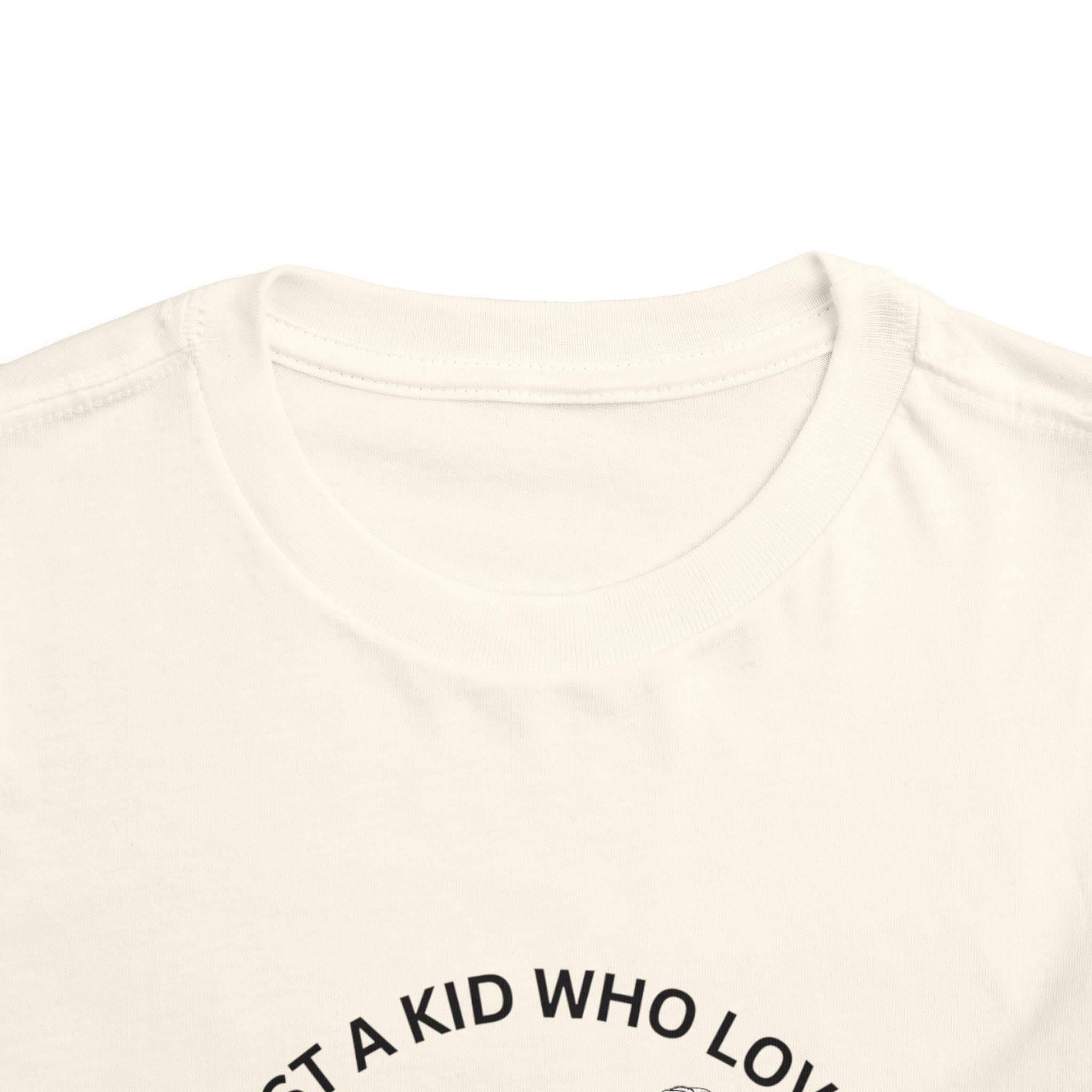 Kid's Cow Lover Toddler Tee - "Just a Kid Who Loves Working Cattle"