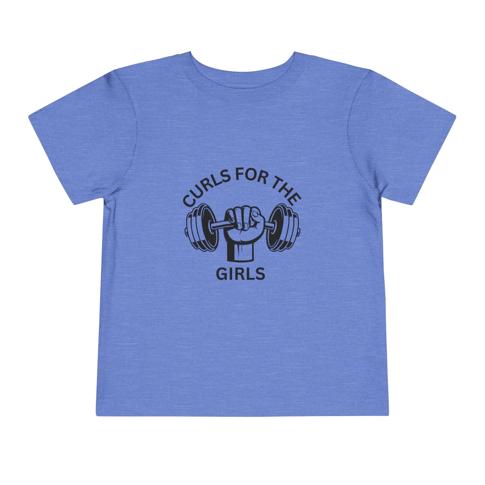 Curls for the Girls Toddler Tee - Cute Fitness Shirt for Active Kids