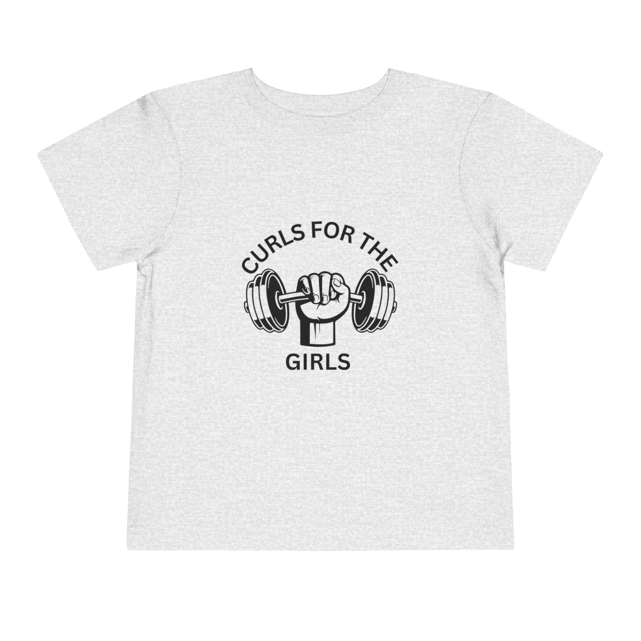 Curls for the Girls Toddler Tee - Cute Fitness Shirt for Active Kids