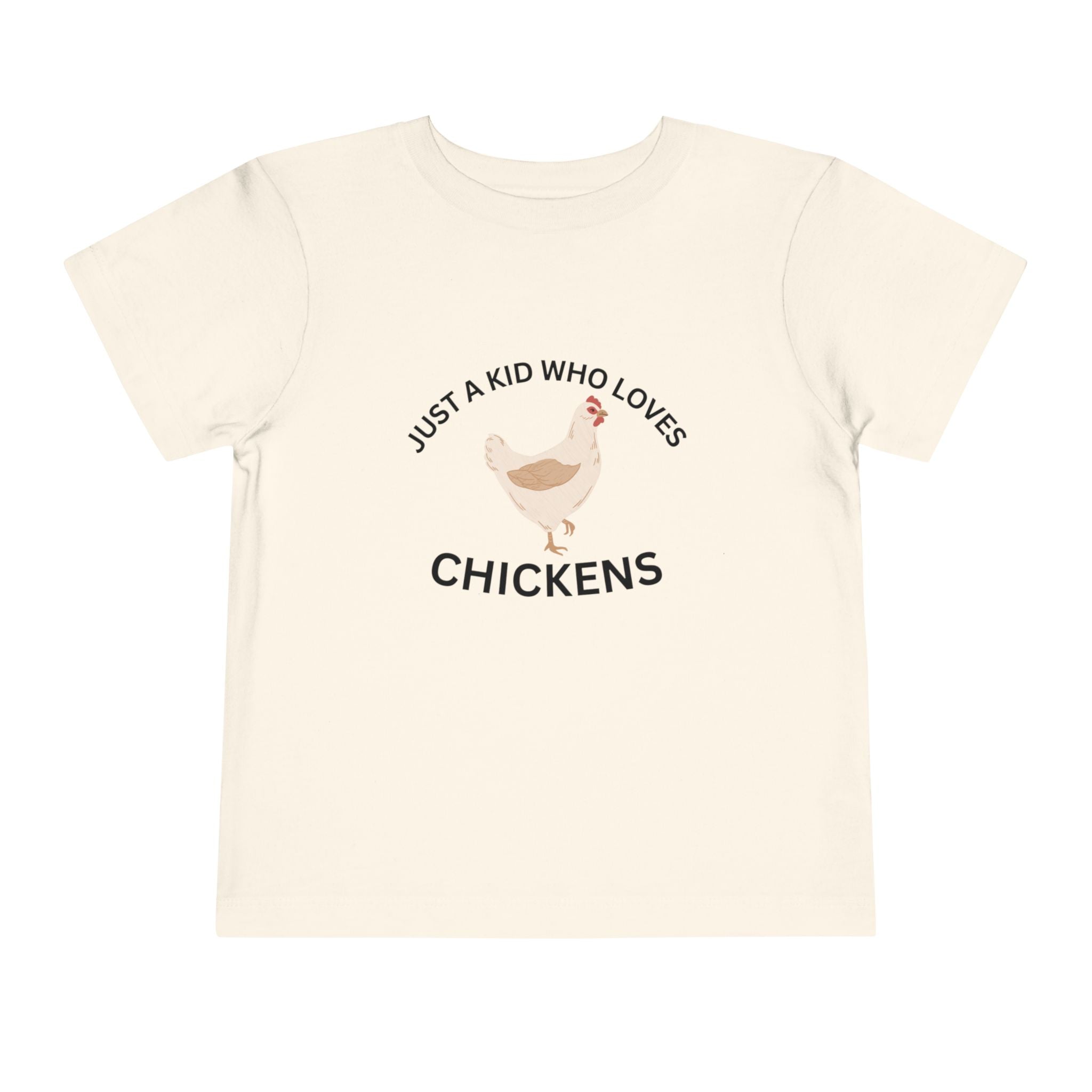 Toddler Chicken Lover Tee - "Just a Kid Who Loves Chickens"