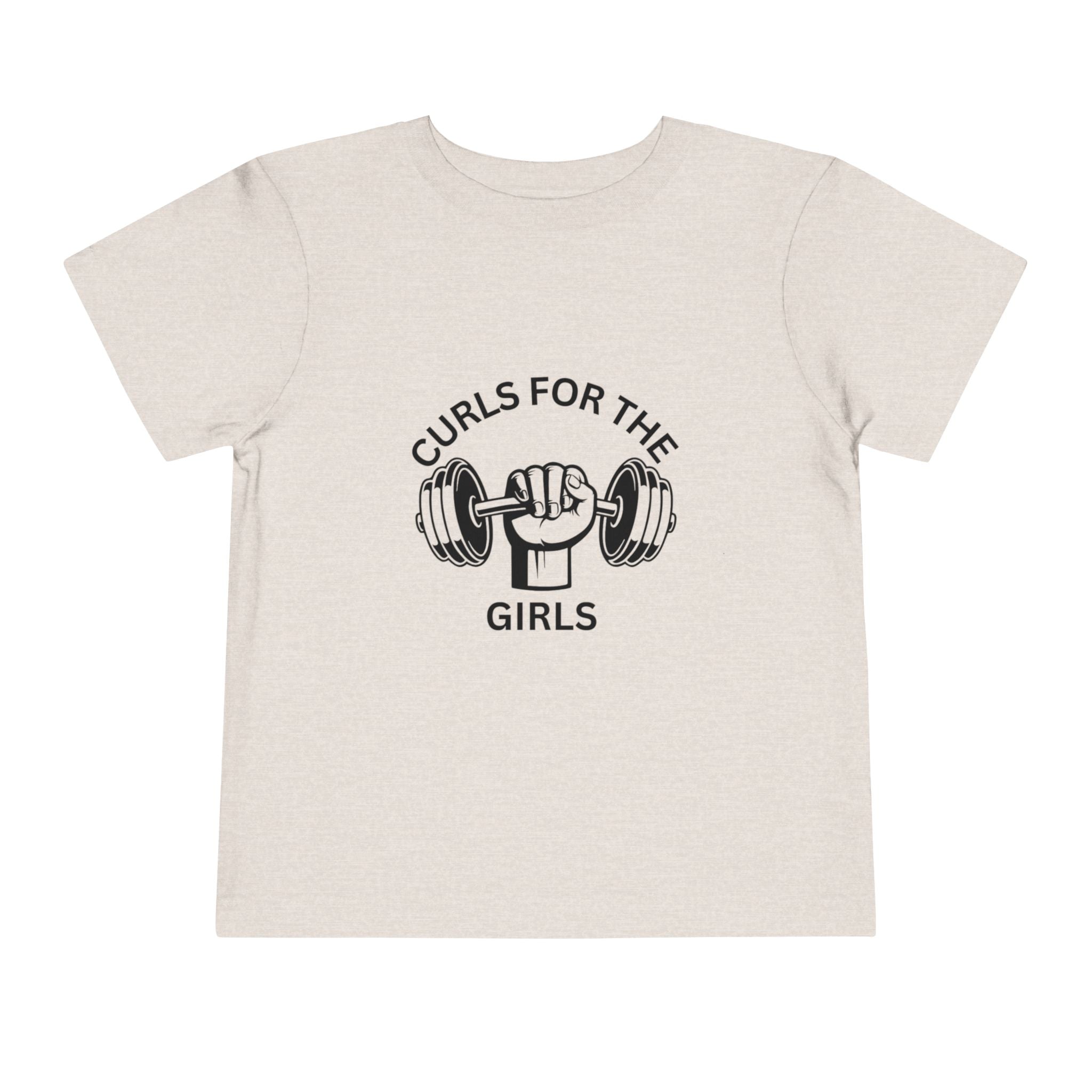 Curls for the Girls Toddler Tee - Cute Fitness Shirt for Active Kids
