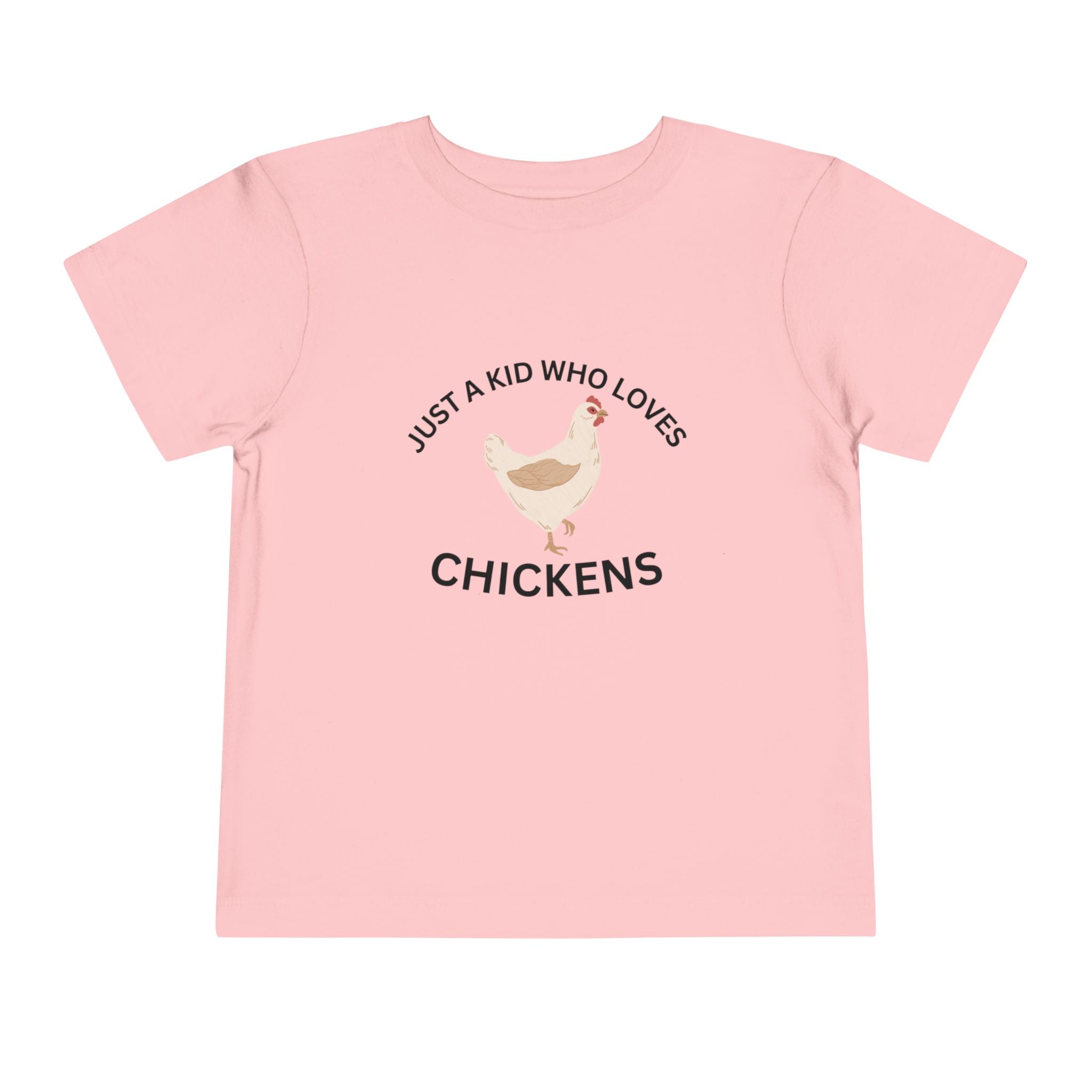 Toddler Chicken Lover Tee - "Just a Kid Who Loves Chickens"