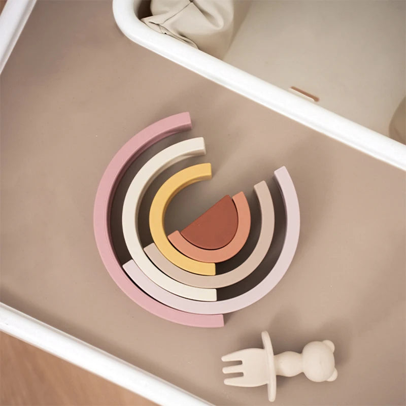 Rainbow Stacker Puzzle