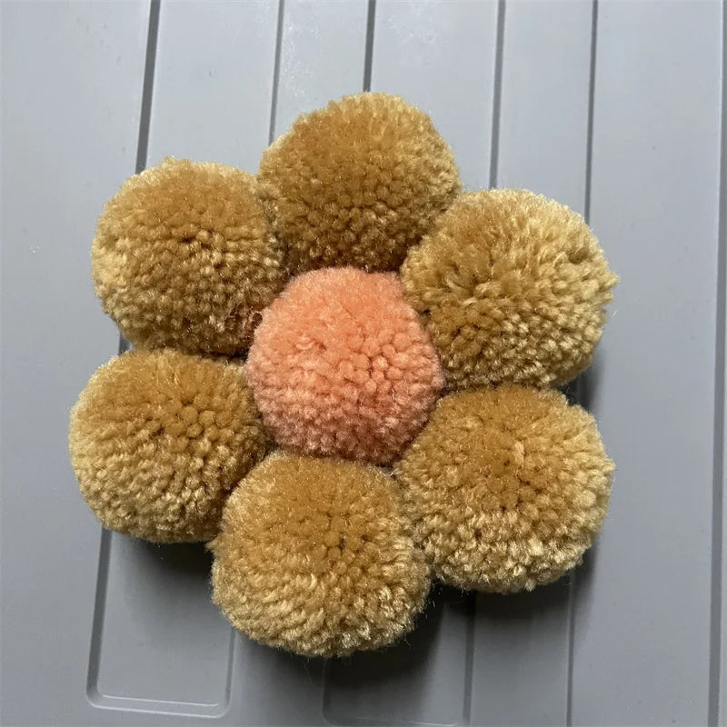 Boho Handmade Macrame Daisy Flower Wall Decor