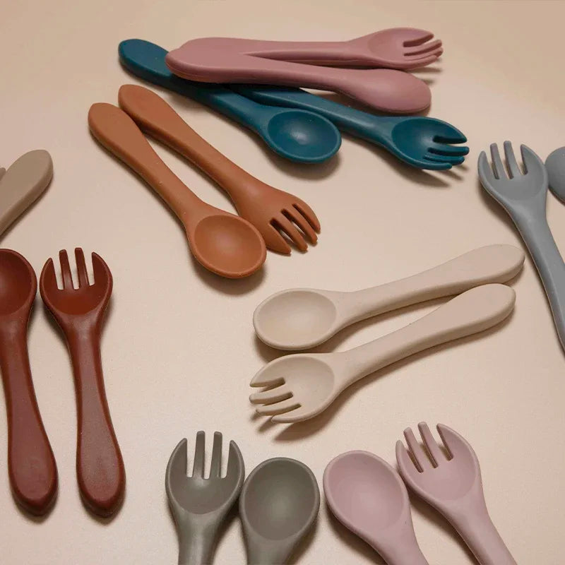 Baby Feeding Set Spoon Fork