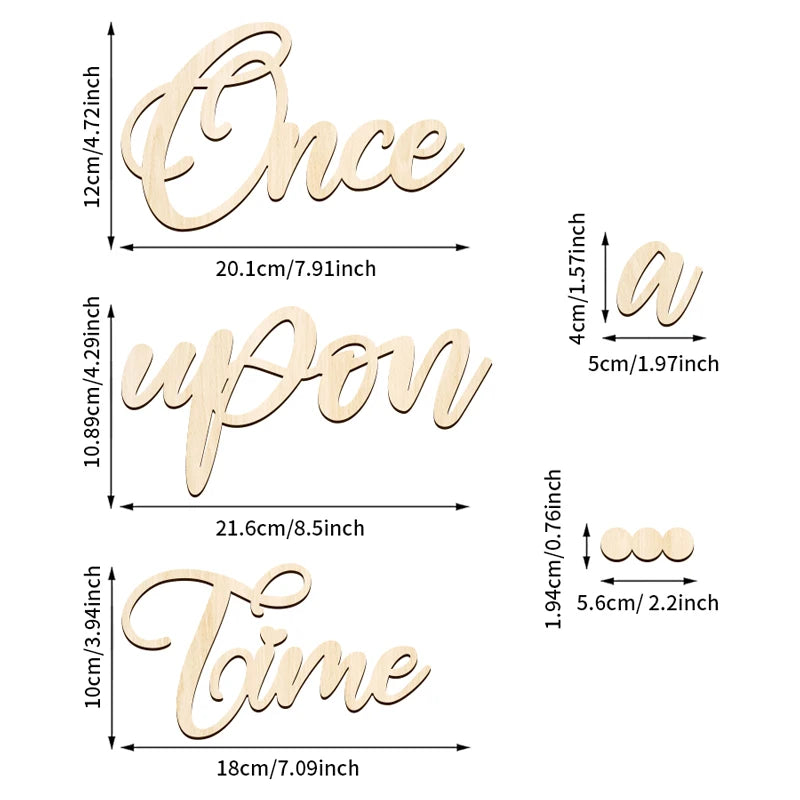 Once Upon A Time Wooden Nursery Sign