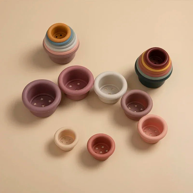 Colorful Montessori Building Block Toys