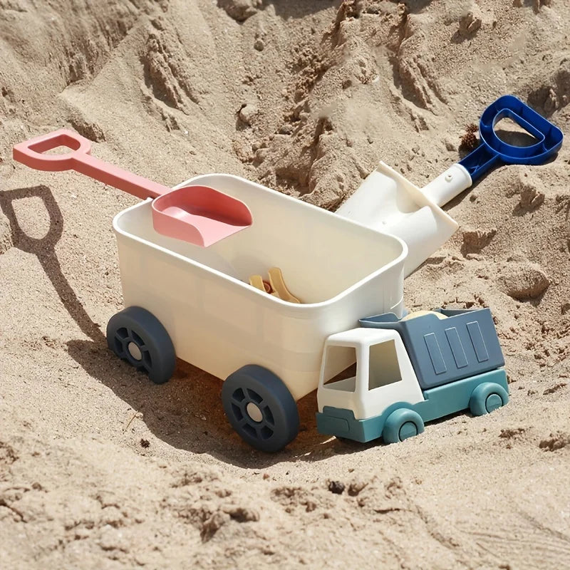 Beach Toys Sand Toys for Kids with Truck Car