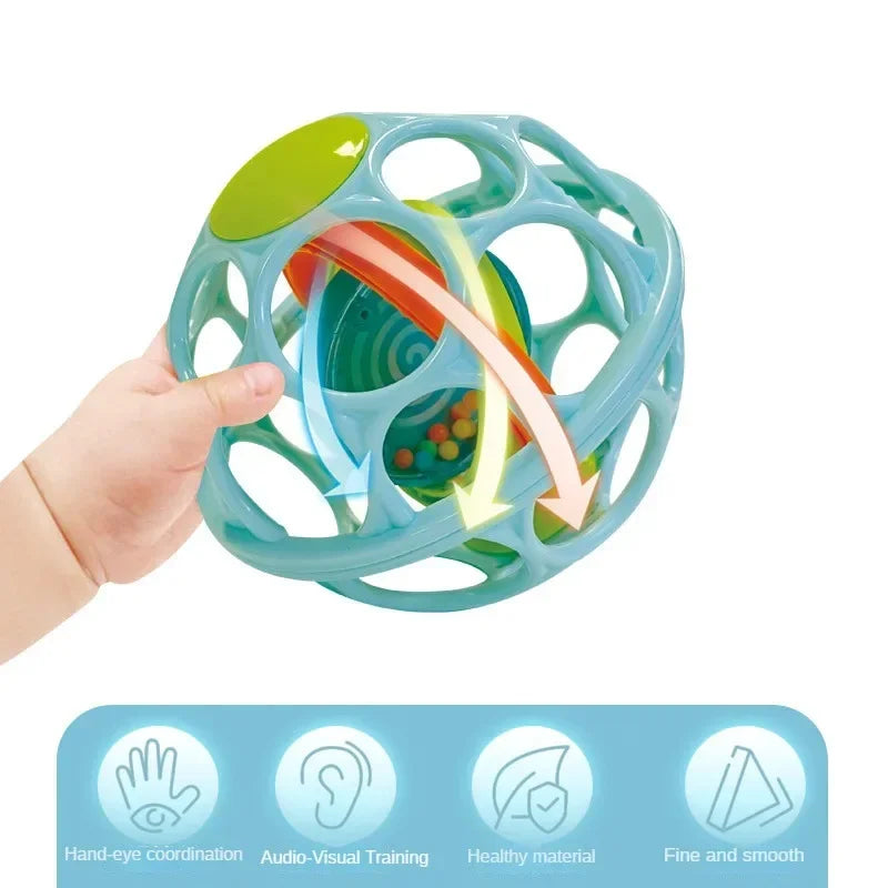 Baby Hand Rattle Soft Ball Toy
