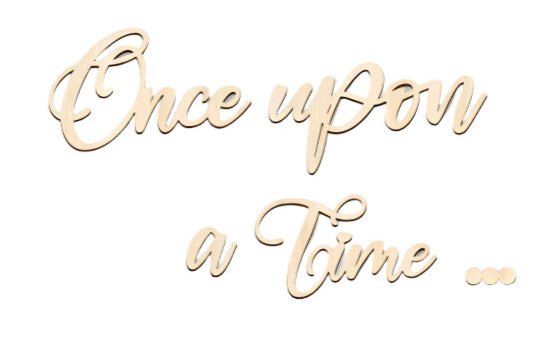Once Upon A Time Wooden Nursery Sign